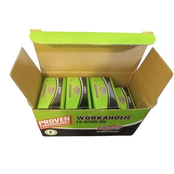 Interstate Batteries Workaholic 9V Alkaline 11 Count Proven Performance - Picture 2 of 5